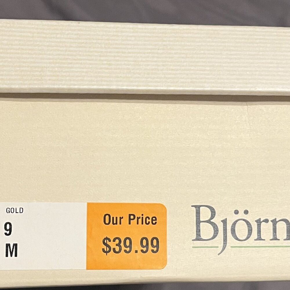 Bjorndal "Lana" Women's Size 9 Sandals 2.5" Cork Heel - new in box - Picture 4 of 6